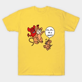 Cartoon boy mice costume T-Shirt